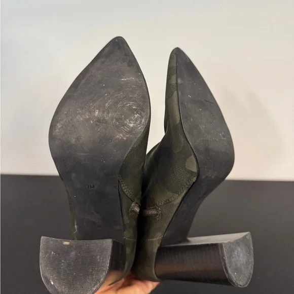 Camouflage Ankle Boots Jeffery Campbell size 7 worn 1x - Picture 4 of 4